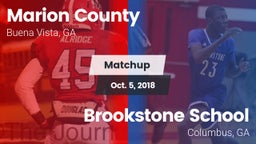 Matchup: Marion County vs. Brookstone School 2018