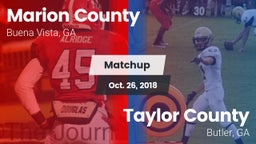 Matchup: Marion County vs. Taylor County  2018