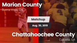 Matchup: Marion County vs. Chattahoochee County  2019