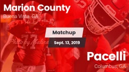 Matchup: Marion County vs. Pacelli  2019