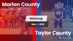 Matchup: Marion County vs. Taylor County  2019