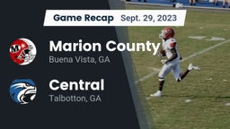 Recap: Marion County  vs. Central  2023