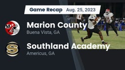 Recap: Marion County  vs. Southland Academy  2023