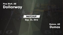 Matchup: Dollarway vs. Dumas  2016