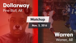 Matchup: Dollarway vs. Warren  2016