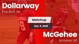 Matchup: Dollarway vs. McGehee  2018