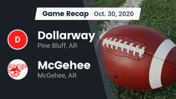 Recap: Dollarway  vs. McGehee  2020