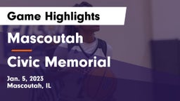 Mascoutah  vs Civic Memorial  Game Highlights - Jan. 5, 2023