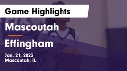 Mascoutah  vs Effingham  Game Highlights - Jan. 21, 2023