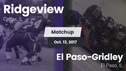 Matchup: Ridgeview vs. El Paso-Gridley  2017