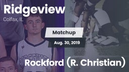 Matchup: Ridgeview vs. Rockford (R. Christian) 2019
