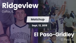 Matchup: Ridgeview vs. El Paso-Gridley  2019