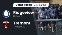 Recap: Ridgeview  vs. Tremont  2020