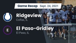 Recap: Ridgeview  vs. El Paso-Gridley  2021