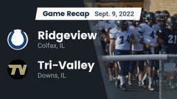 Recap: Ridgeview  vs. Tri-Valley  2022