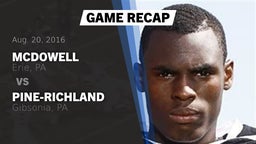 Recap: McDowell  vs. Pine-Richland  2016