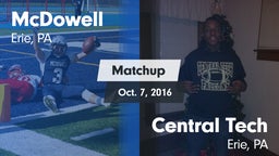 Matchup: McDowell vs. Central Tech  2016