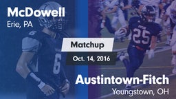 Matchup: McDowell vs. Austintown-Fitch  2016