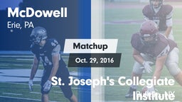 Matchup: McDowell vs. St. Joseph's Collegiate Institute  2016