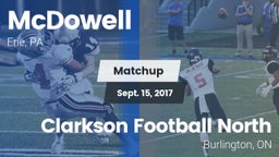 Matchup: McDowell vs. Clarkson Football North 2017