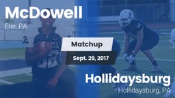 Matchup: McDowell vs. Hollidaysburg  2017