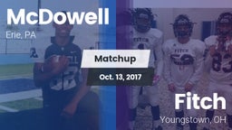 Matchup: McDowell vs. Fitch  2017