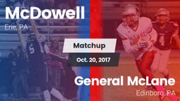 Matchup: McDowell vs. General McLane  2017