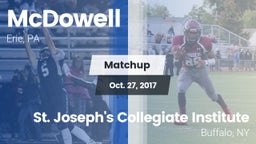 Matchup: McDowell vs. St. Joseph's Collegiate Institute 2017
