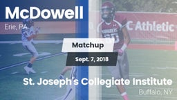 Matchup: McDowell vs. St. Joseph's Collegiate Institute 2018