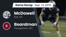 Recap: McDowell  vs. Boardman  2018