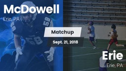 Matchup: McDowell vs. Erie  2018