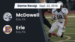 Recap: McDowell  vs. Erie  2018
