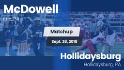 Matchup: McDowell vs. Hollidaysburg  2018