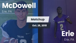 Matchup: McDowell vs. Erie  2018