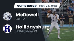 Recap: McDowell  vs. Hollidaysburg  2018
