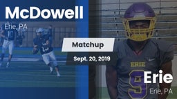 Matchup: McDowell vs. Erie  2019