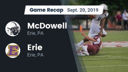 Recap: McDowell  vs. Erie  2019