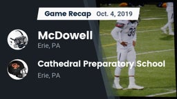 Recap: McDowell  vs. Cathedral Preparatory School 2019
