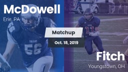 Matchup: McDowell vs. Fitch  2019