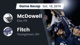 Recap: McDowell  vs. Fitch  2019