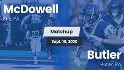 Matchup: McDowell vs. Butler  2020