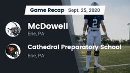 Recap: McDowell  vs. Cathedral Preparatory School 2020