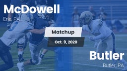 Matchup: McDowell vs. Butler  2020