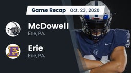 Recap: McDowell  vs. Erie  2020