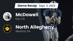 Recap: McDowell  vs. North Allegheny  2022
