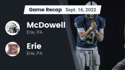 Recap: McDowell  vs. Erie  2022