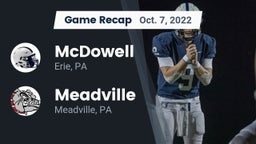 Recap: McDowell  vs. Meadville  2022
