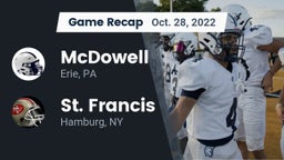 Recap: McDowell  vs. St. Francis  2022