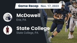Recap: McDowell  vs. State College  2023
