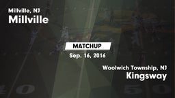 Matchup: Millville vs. Kingsway  2016